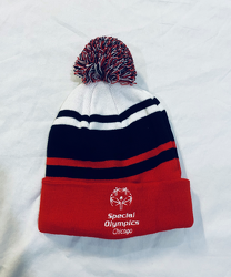 SOC Black and Red Winter Hat